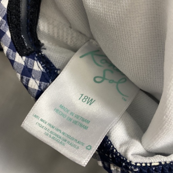 Kona Sol Gingham One Piece Swimsuit - Picture 6 of 9